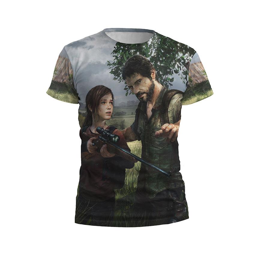 Футболка чоловіча спортивна «Джоел та Еллі Останні з нас Виживання Joel and Ellie The Last of Us Survival»
