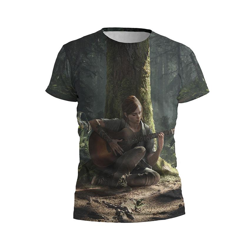 Футболка чоловіча спортивна «Еллі біля дерева Останні з нас Ellie by the tree The Last of Us»