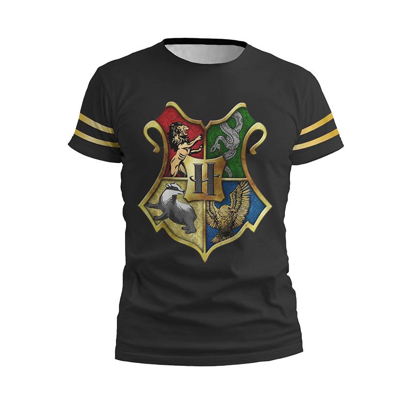 Футболка чоловіча спортивна «Факультети магії Гаррі Поттер Faculties of magic Harry Potter»