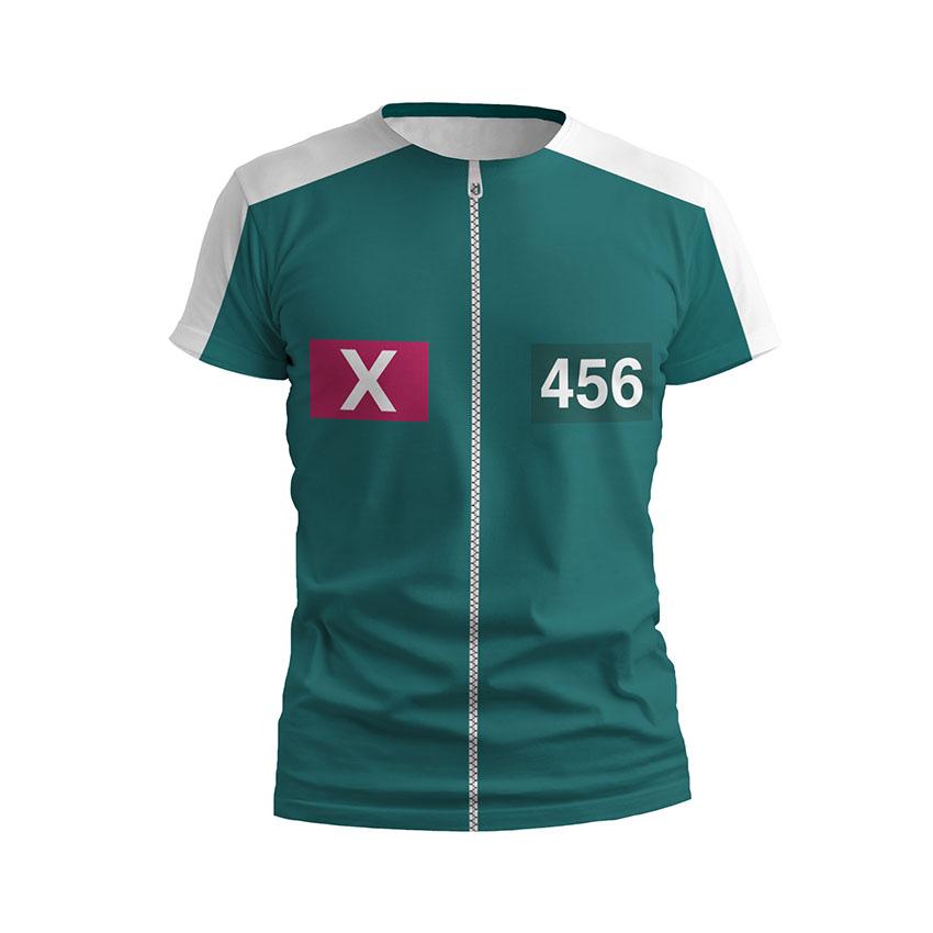 Футболка чоловіча спортивна «Гра в кальмара Ігровий костюм Squid Game Game Uniform»11