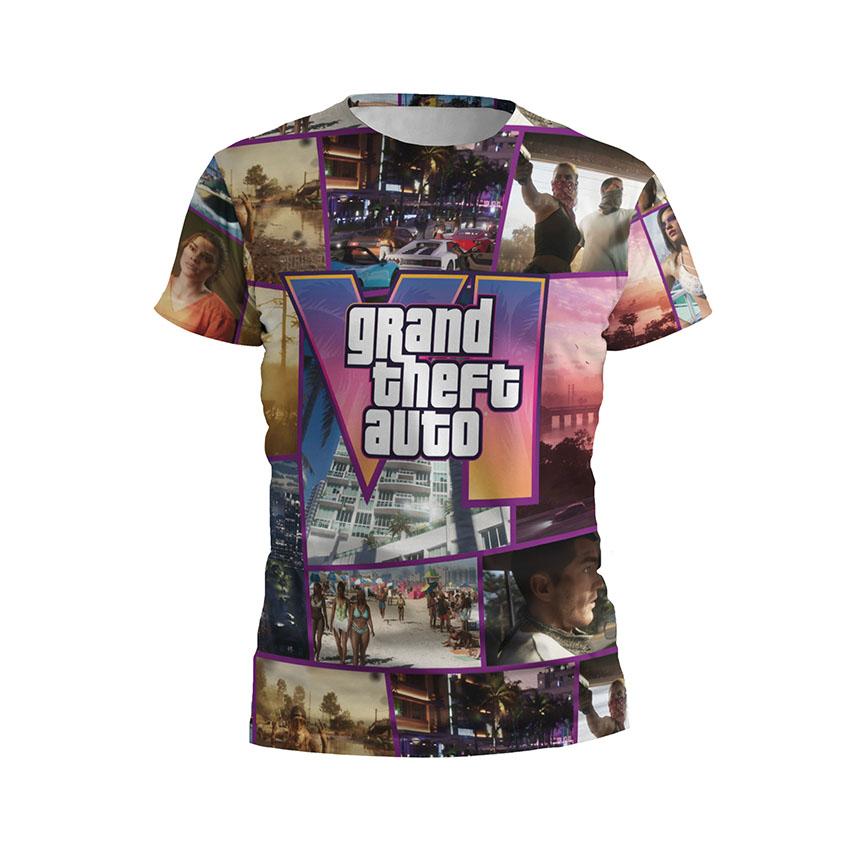 Футболка чоловіча спортивна «ГТА Комп’ютерна гра Grand theft auto Computer Game»