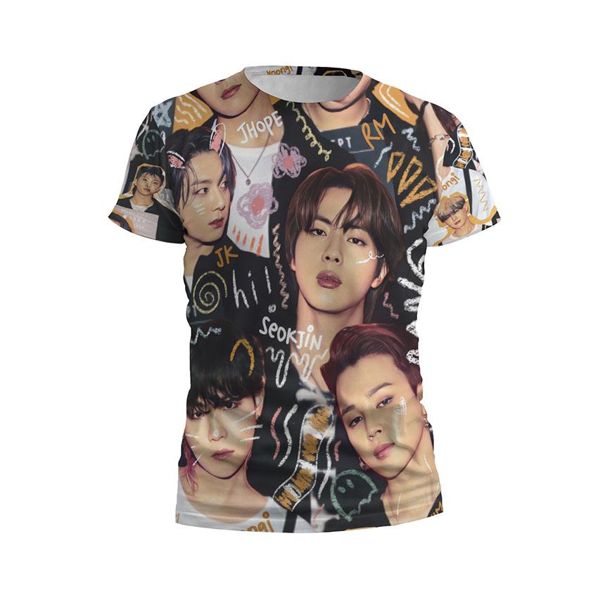 Футболка чоловіча спортивна «Гурт БТС К-поп BTS group K-pop»