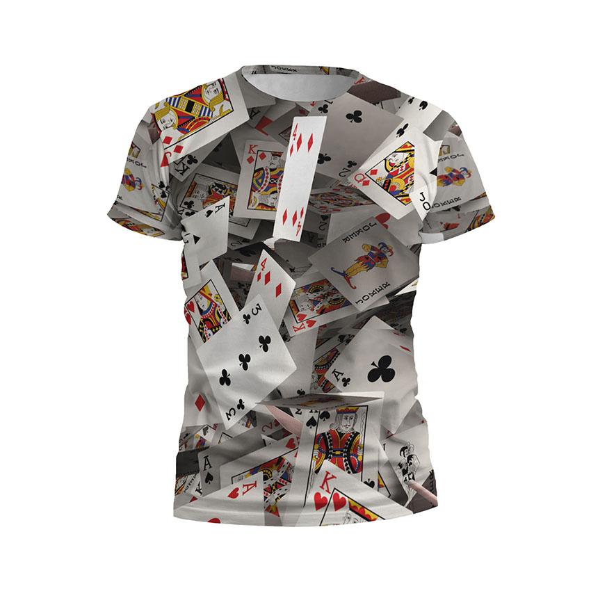 Футболка чоловіча спортивна «Карти Азартний вихор Cards Gambling Whirl»