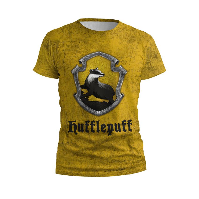 Футболка чоловіча спортивна «Хафелпафф Чесність та відвага Hufflepuff Honesty and Courage»