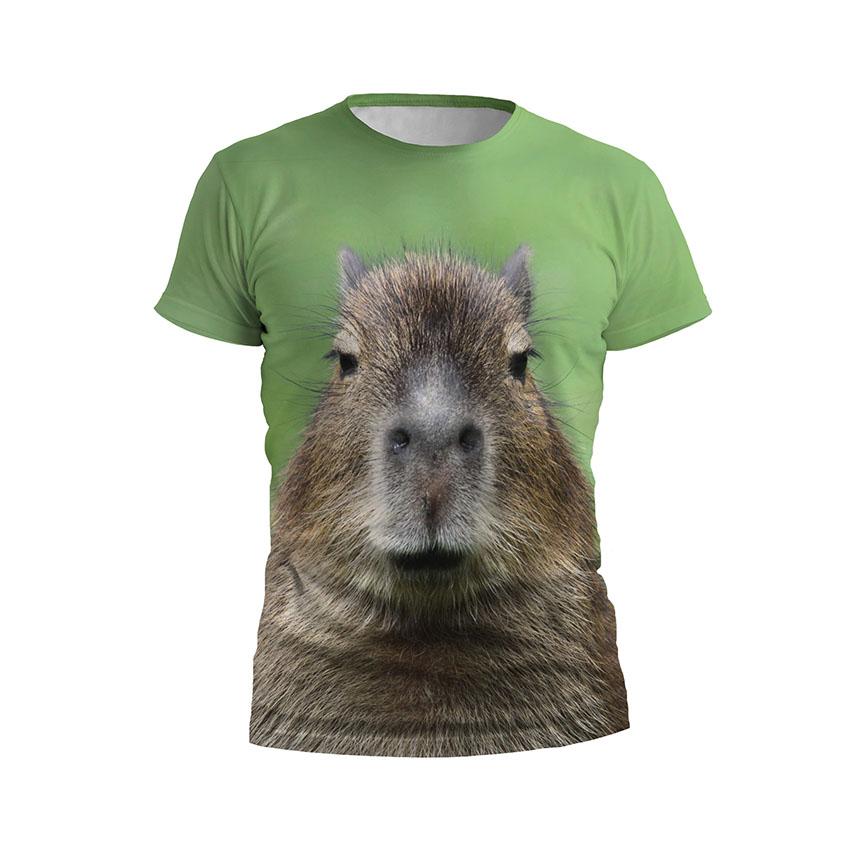 Футболка чоловіча спортивна «Кумедна капібара Funny capybara»