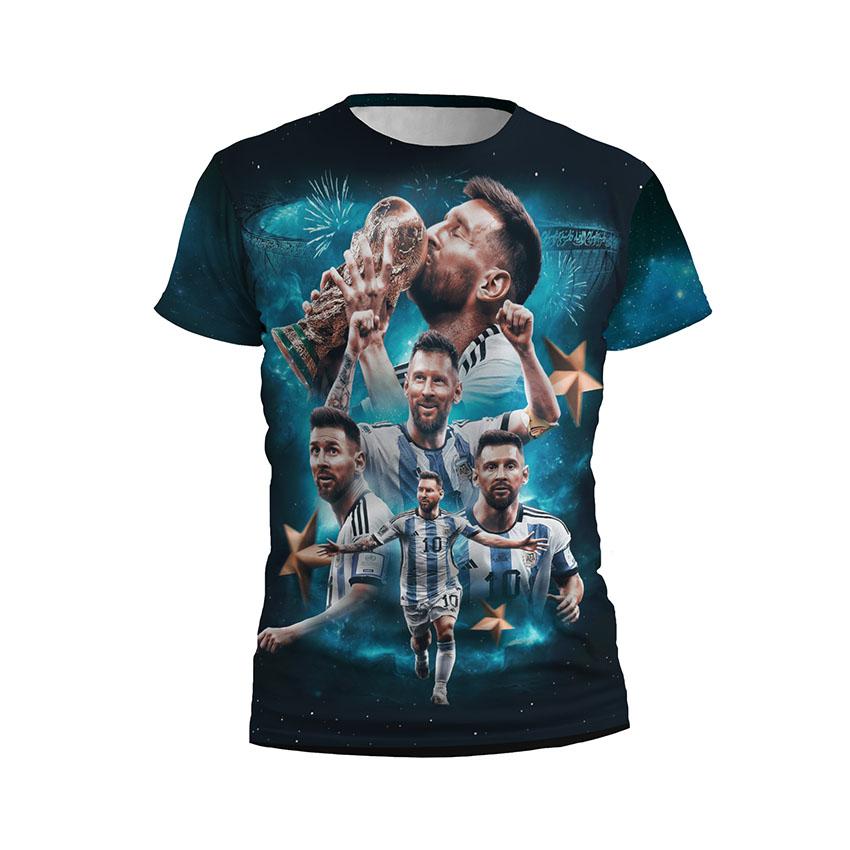 Футболка чоловіча спортивна «Мессі Шлях до слави Messi Road to Glory»