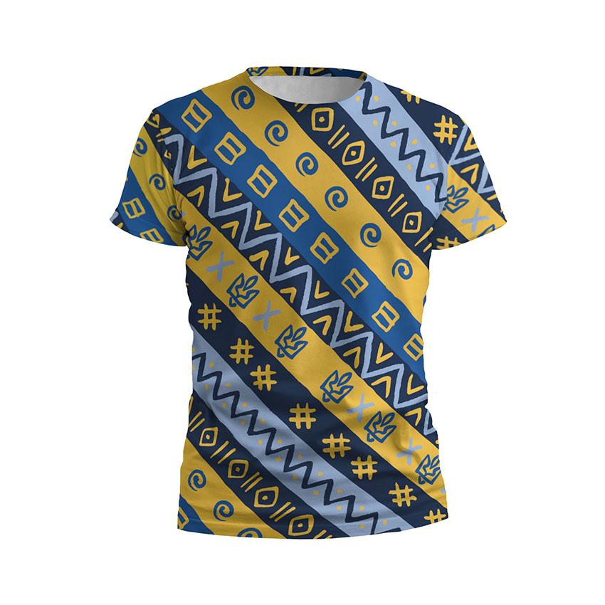 Футболка чоловіча спортивна «Національний патерн National pattern»