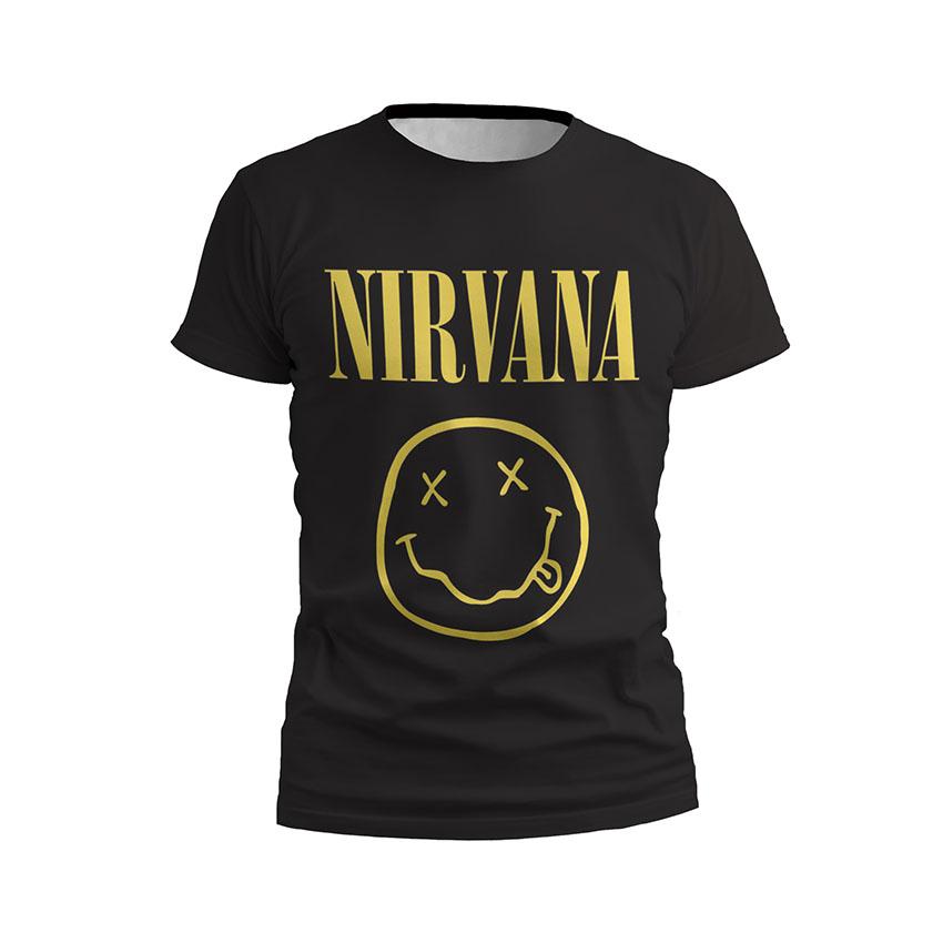 Футболка чоловіча спортивна «Нірвана Американський рок-гурт Nirvana American rock band»