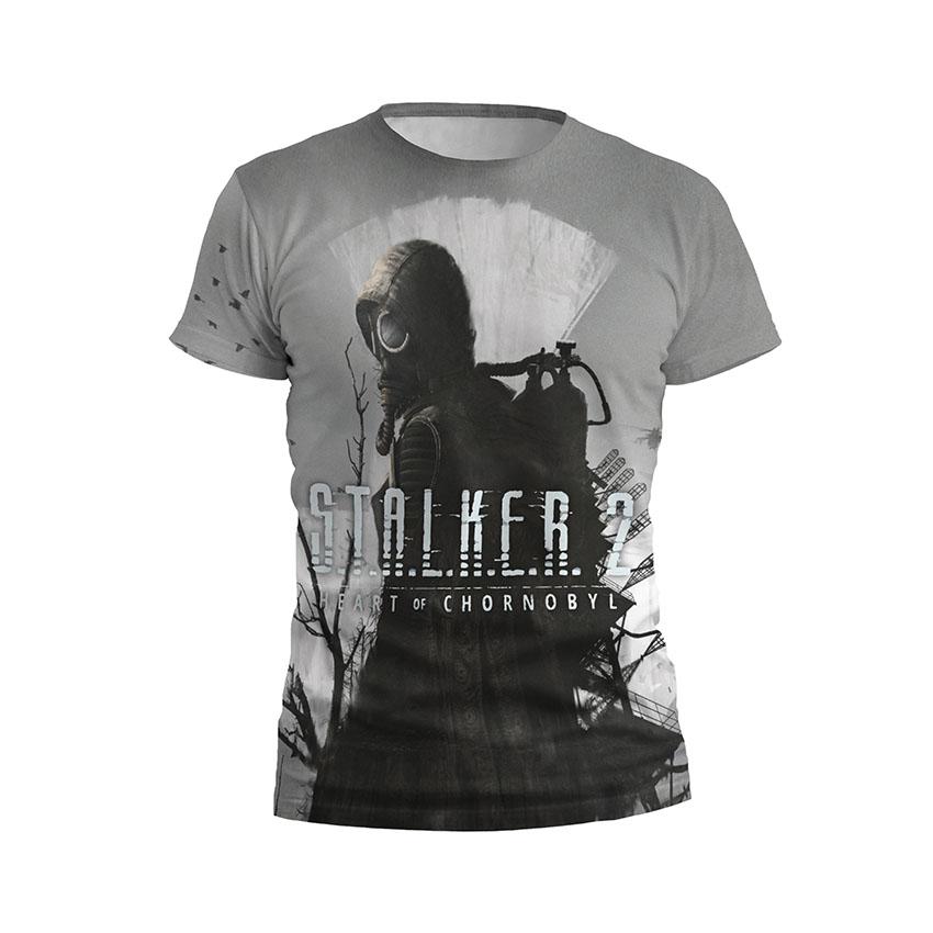Футболка чоловіча спортивна «Сталкер Гра Зона Відчуження Stalker Game Exclusion Zone»