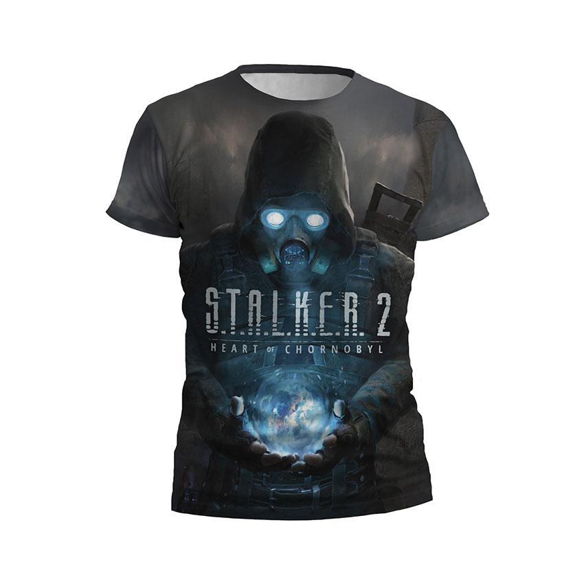 Футболка чоловіча спортивна «Сталкер Тінь Чорнобиля Stalker Shadow of Chernobyl»