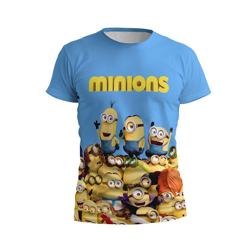 Футболка чоловіча спортивна «Суперкоманда Посіпак Minion Super Team» блакитний