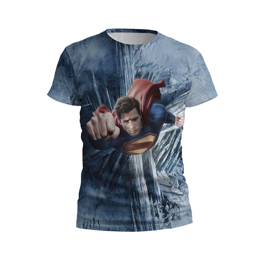 Футболка чоловіча спортивна «Супермен Крижане небо Superman Frozen Sky»