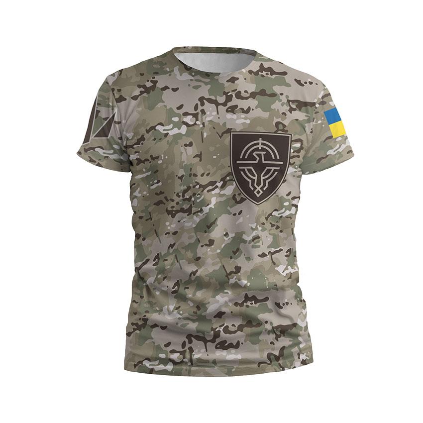 Футболка чоловіча спортивна «Сили безпілотних систем Збройних сил України Незламний знак Unbreakable Symbol»