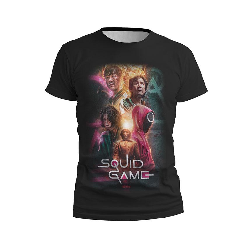Футболка чоловіча спортивна «Виживання Шоу Гра в кальмара Survival Show Squid Game»