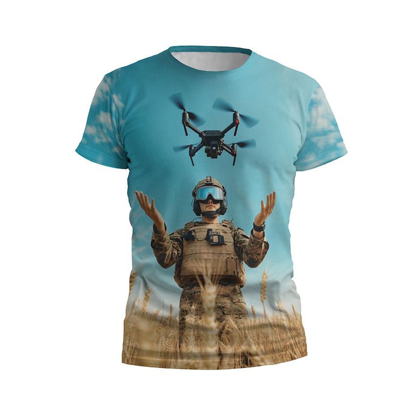 Футболка чоловіча спортивна «Захисник неба Sky Defender»