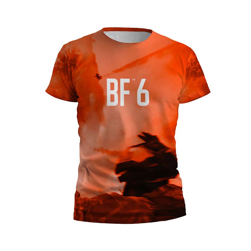 Футболка чоловіча спортивна Бателфілд 6 Бойове небо Battlefield 6 Battle Sky