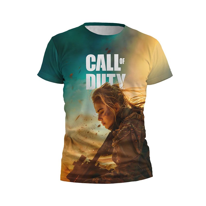 Футболка чоловіча спортивна Cильний воїн Поклик Обов язку Strong warrior Call of Duty