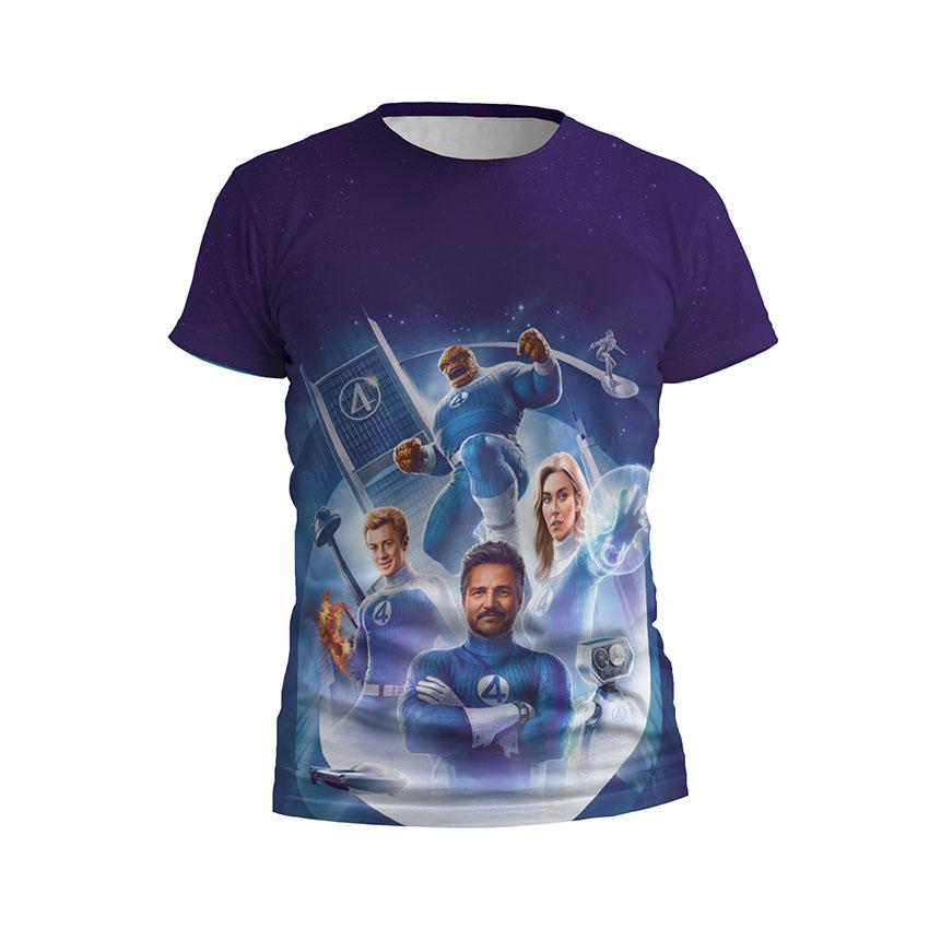 Футболка чоловіча спортивна Фантастична четвірка Команда Мрії Fantastic Four Dream Team