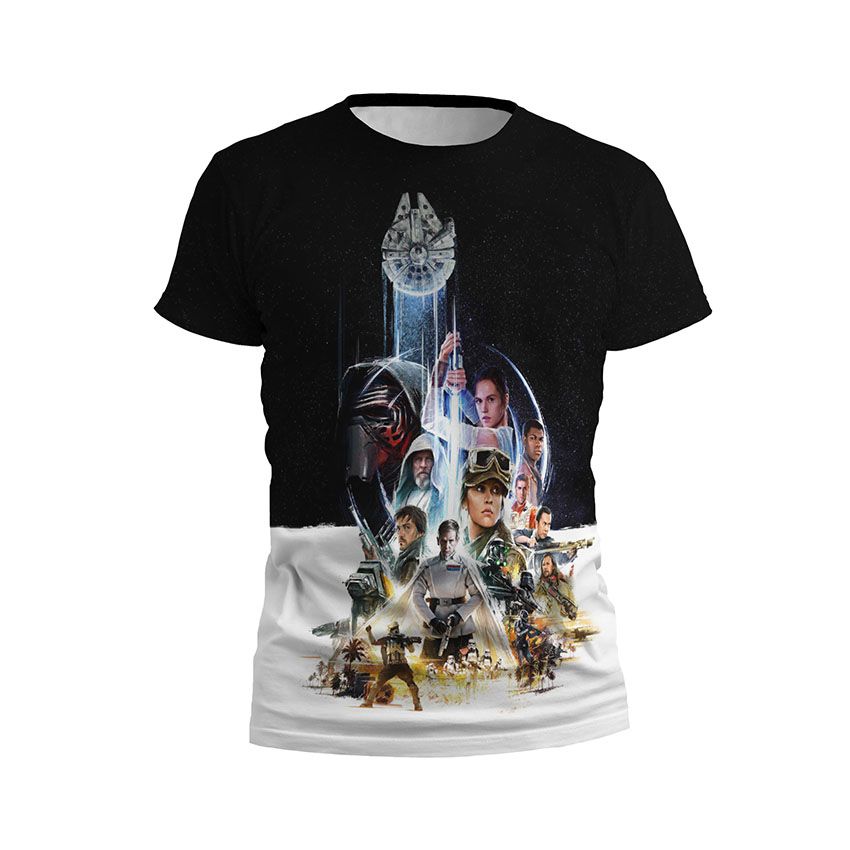 Футболка чоловіча спортивна Герої галактики Зоряні Війни Galaxy Heroes Star Wars