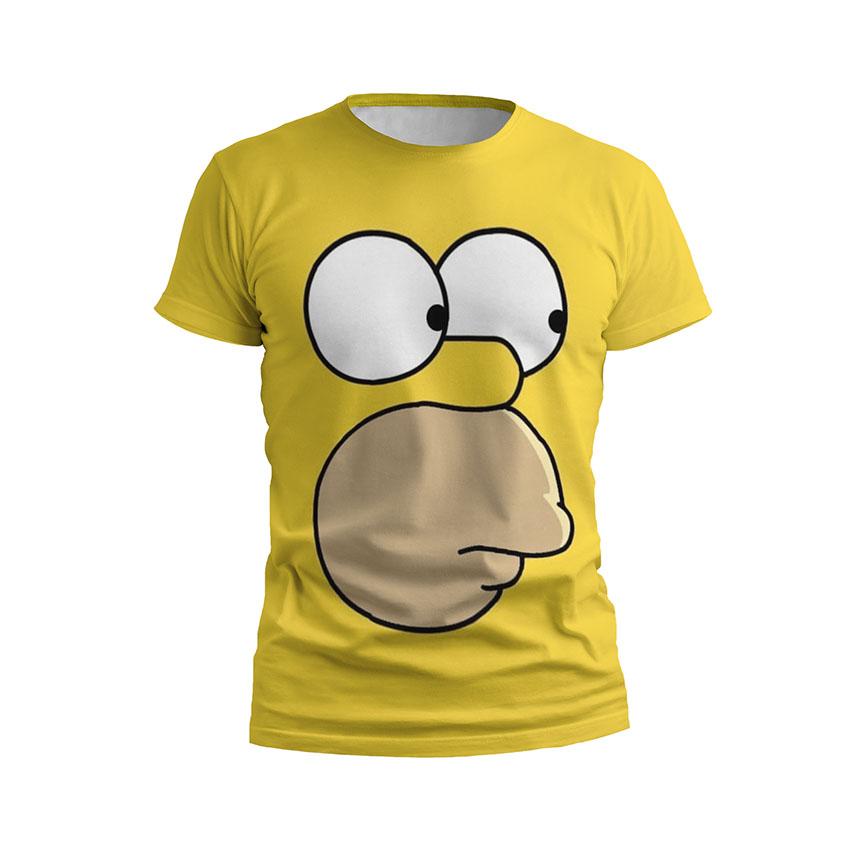 Футболка чоловіча спортивна Гомер Жовте обличчя Homer Yellow Face The Simpsons