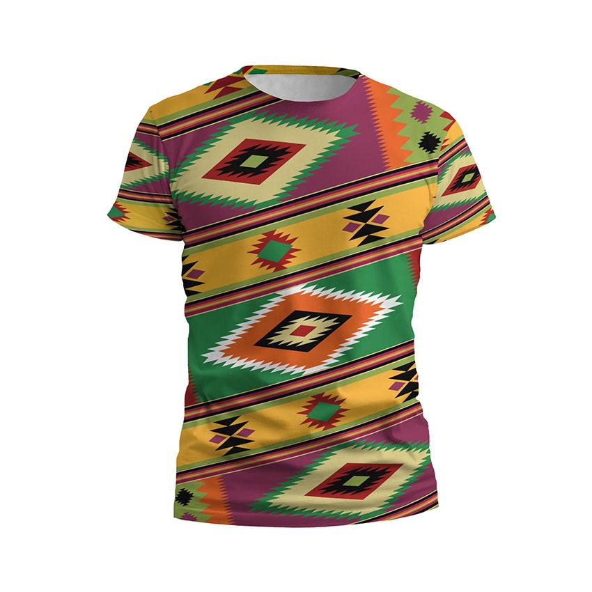 Футболка чоловіча спортивна Гуцульський килим Візерунок Hutsul carpet Pattern