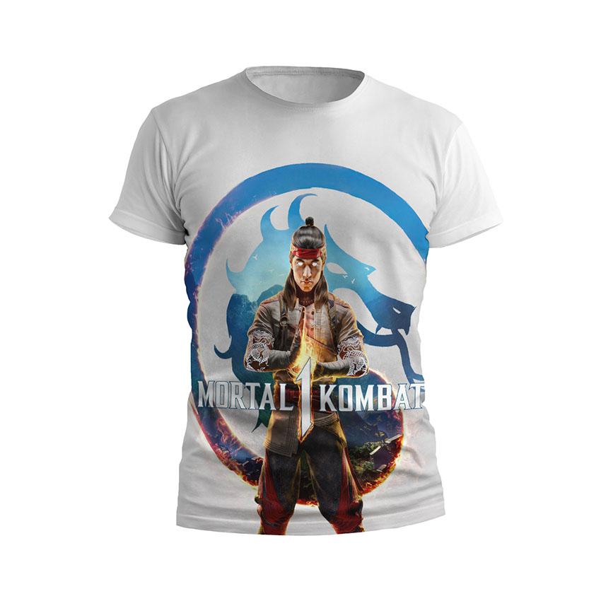 Футболка чоловіча спортивна Мортал Комбат Комп’ютерна гра Mortal Kombat Computer game