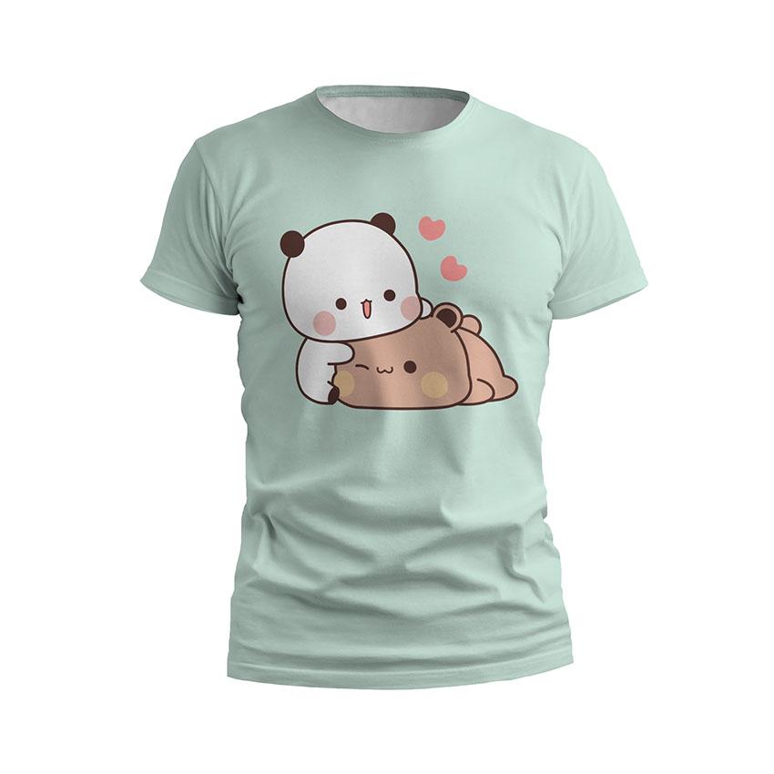 Футболка чоловіча спортивна Милий дует Cute Duo зелений