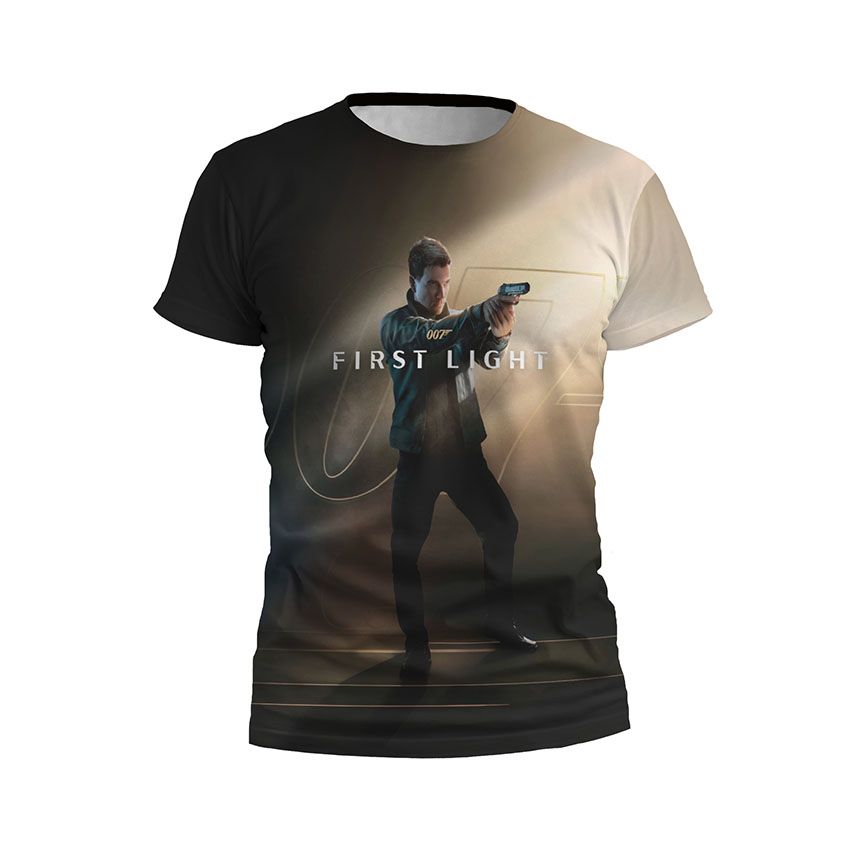 Футболка чоловіча спортивна Перше світло Гра Джеймс Бонд First light Game James Bond