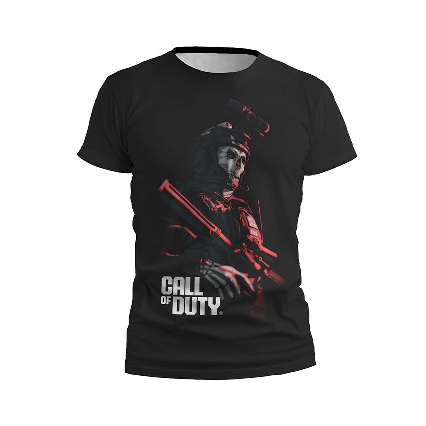 Футболка чоловіча спортивна Поклик Обов язку Гоуст Гра Call of Duty Ghost Game