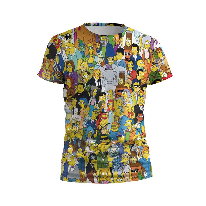 Футболка чоловіча спортивна Сімпсони Весела компанія The Simpsons Fun Crew