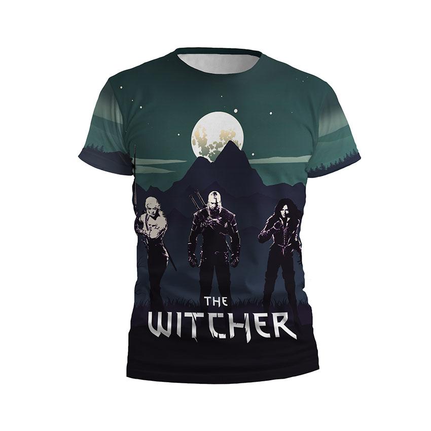 Футболка чоловіча спортивна Відьмак Нічні герої The Witcher Night heroes