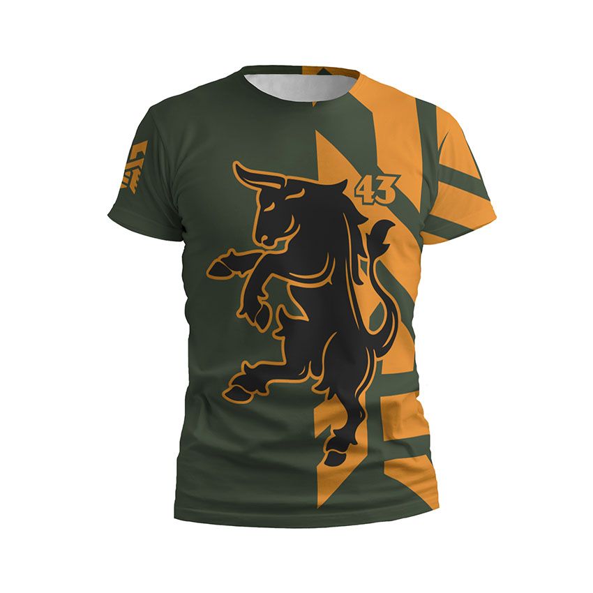 Футболка чоловіча спортивна 43-тя окрема механізована бригада Козацька сила Cossack Power