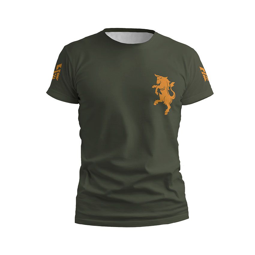 Футболка чоловіча спортивна 43-тя окрема механізована бригада Великі воїни Great warriors