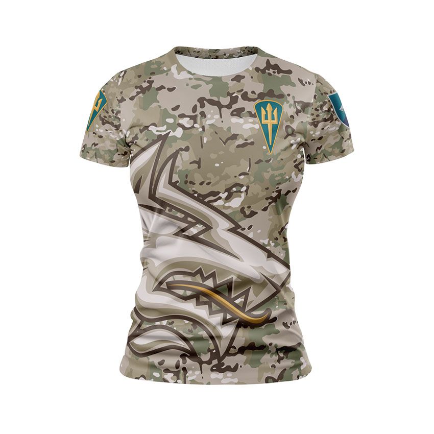 Футболка жіноча спортивна 1-й окремий батальйон морської піхоти Камуфляж Camouflage