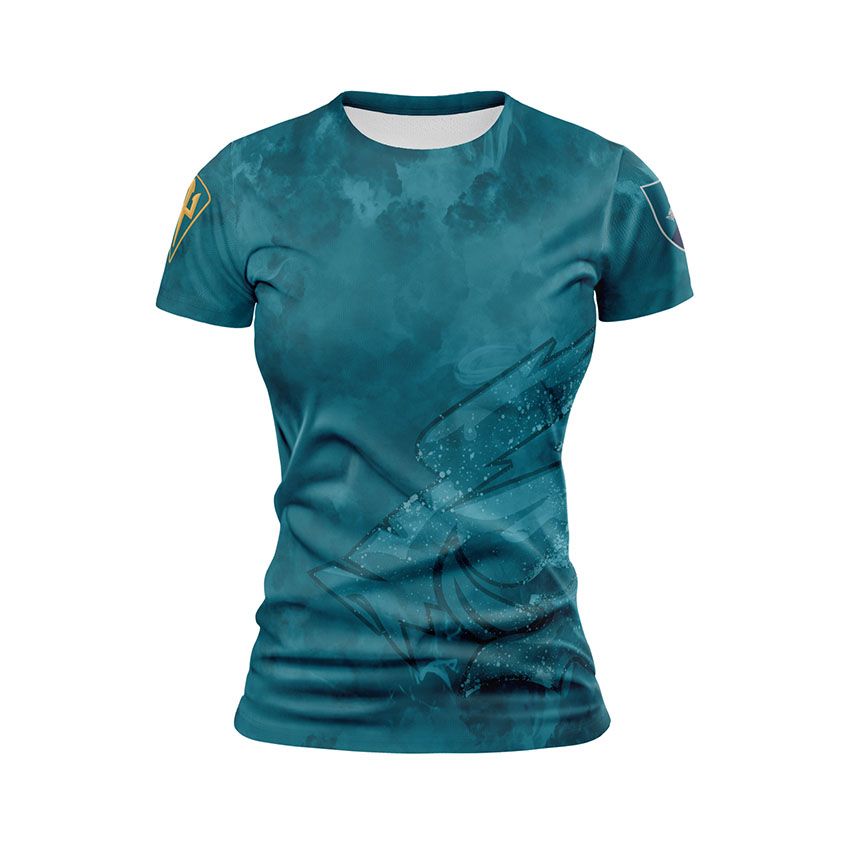 Футболка жіноча спортивна 18-й окремий протитанковий батальйон Військова Хвиля Military Wave