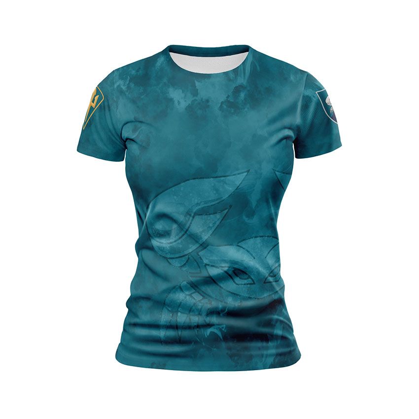 Футболка жіноча спортивна 34-та окрема бригада берегової оборони Військова Хвиля Military Wave