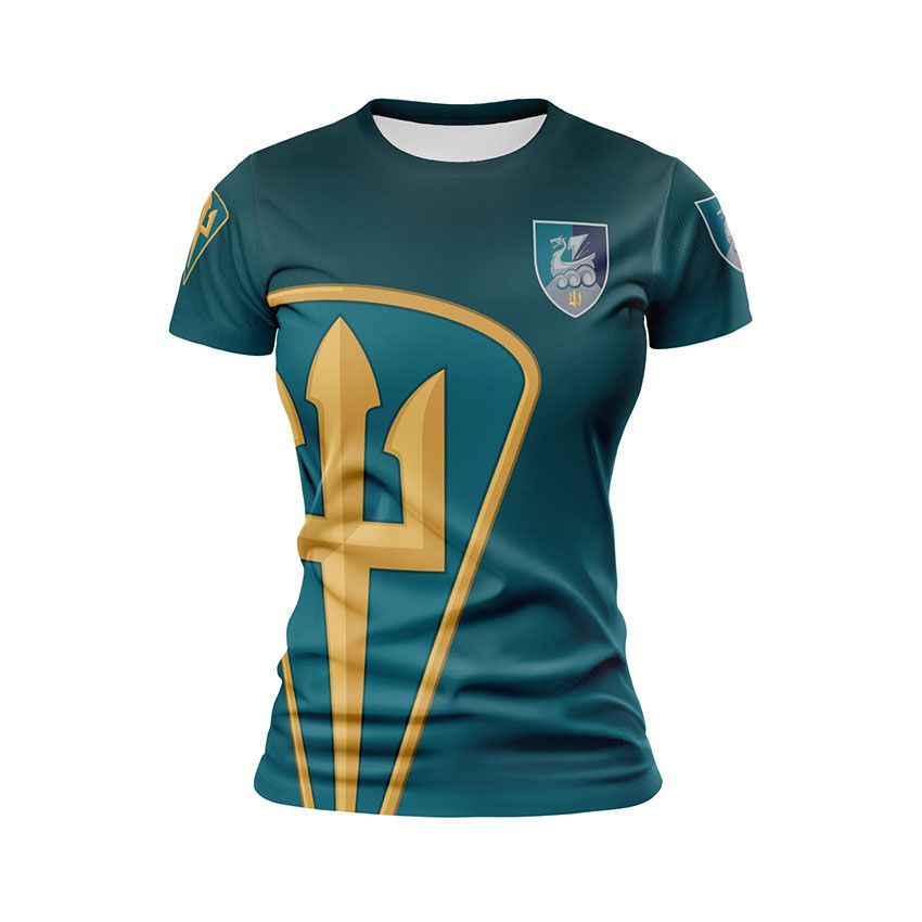 Футболка жіноча спортивна 36-та окрема бригада морської піхоти Захисник Моря Sea Defender