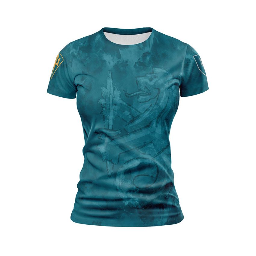 Футболка жіноча спортивна 37-ма окрема бригада морської піхоти Військова Хвиля Military Wave