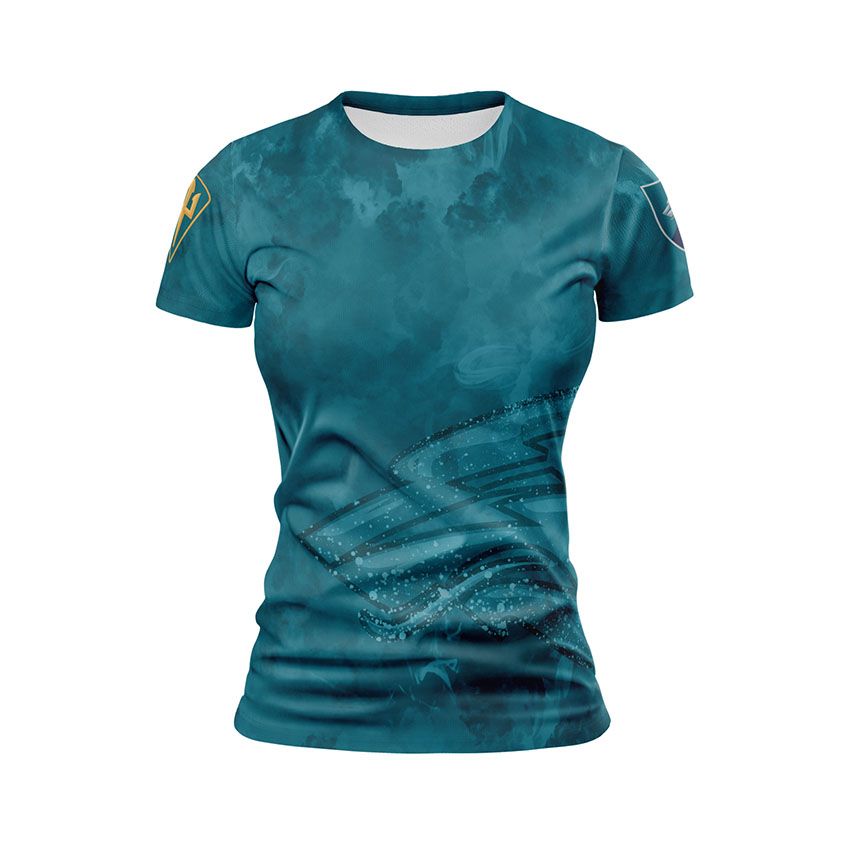 Футболка жіноча спортивна 503-й окремий батальйон морської піхоти Військова Хвиля Military Wave