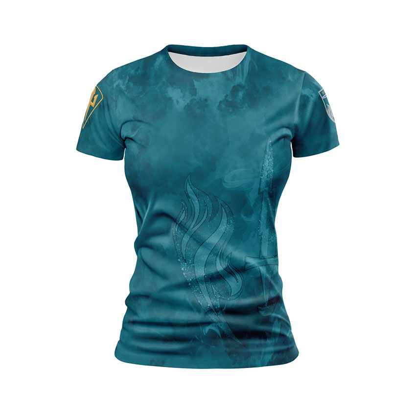 Футболка жіноча спортивна 505-й окремий батальйон морської піхоти Військова Хвиля Military Wave