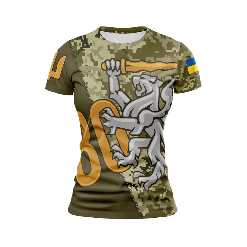 Футболка жіноча спортивна 80-та окрема десантно-штурмова бригада Гвардія Небес Sky Guard