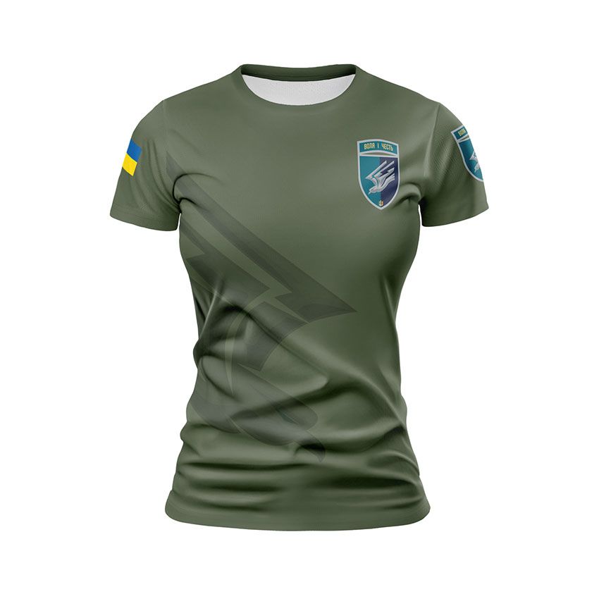 Футболка жіноча спортивна 88-й окремий батальйон морської Воля і честь Will and honor