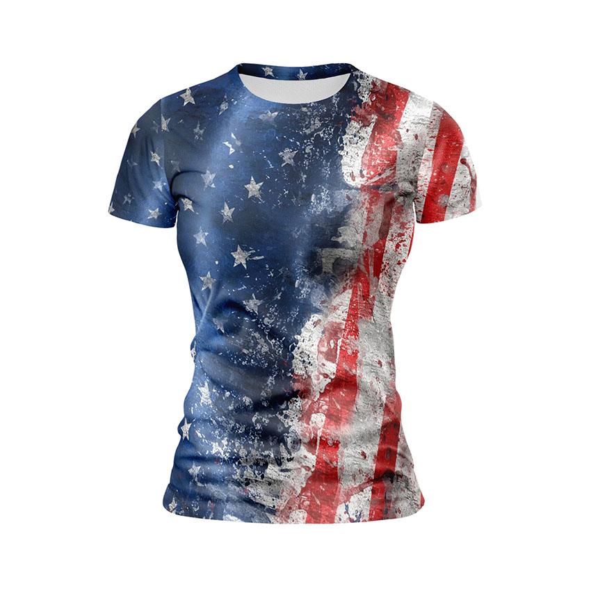 Футболка жіноча спортивна Америка USA