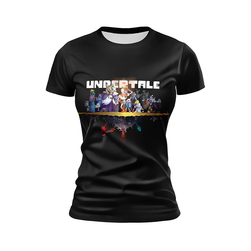 Футболка жіноча спортивна Андертейл Дві сторони Undertale Two sides