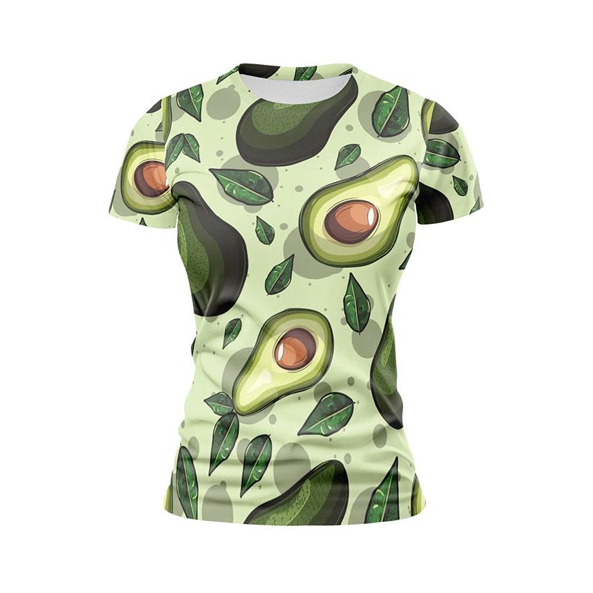 Футболка жіноча спортивна Авокадовий рай Avocado Paradise
