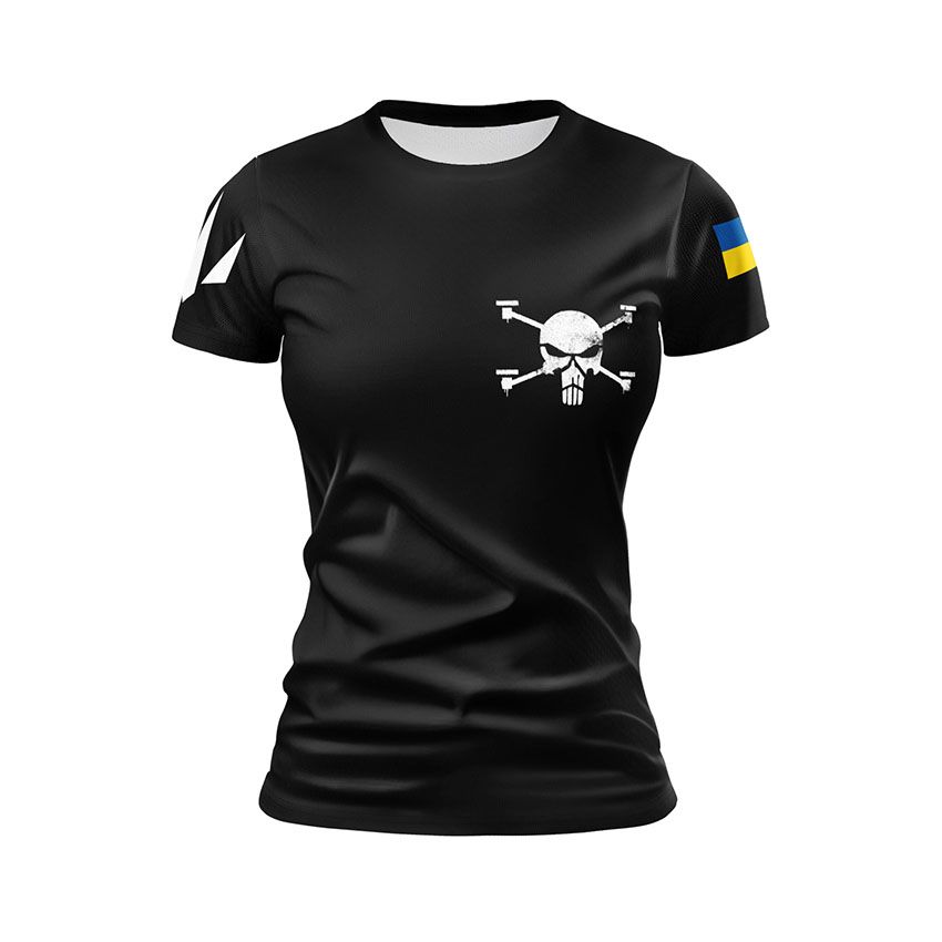 Футболка жіноча спортивна Батальйон Flying Skull