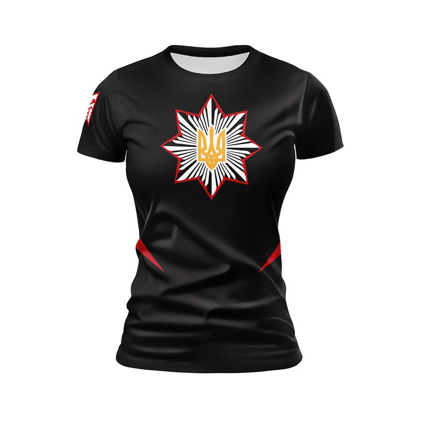 Футболка жіноча спортивна Бригада Лють Символ Сили Symbol of Power