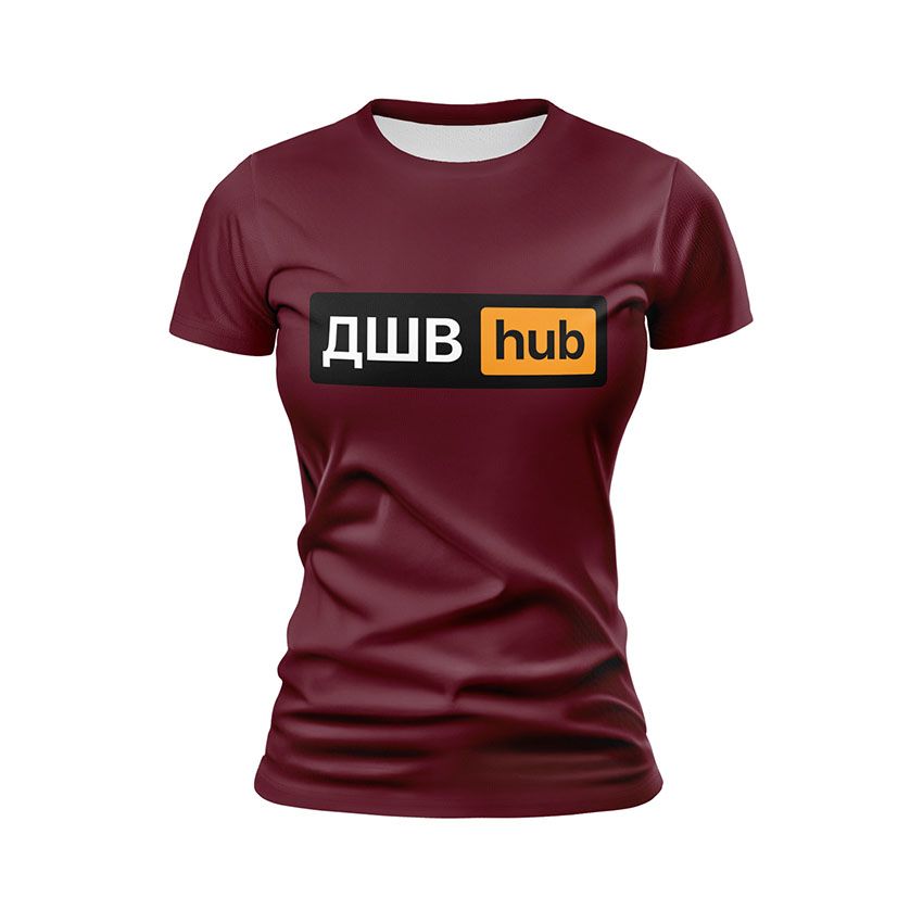 Футболка жіноча спортивна ДШБ Hub Десант Сила Airborne Power
