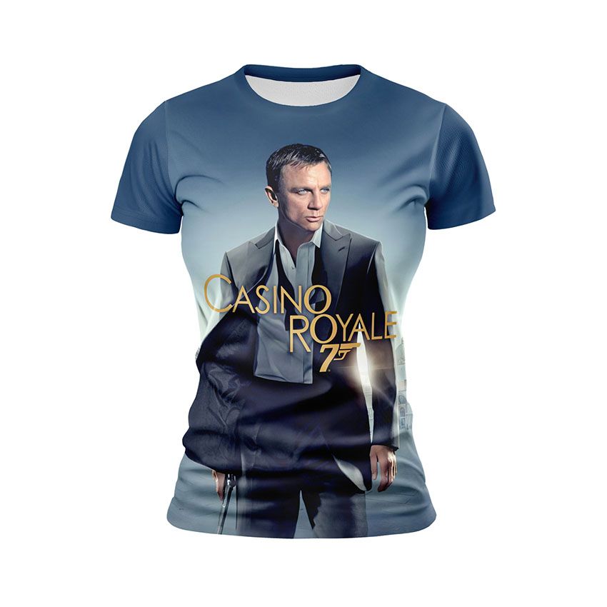 Футболка жіноча спортивна Джеймс Бонд Казино Рояль James Bond Casino Royale