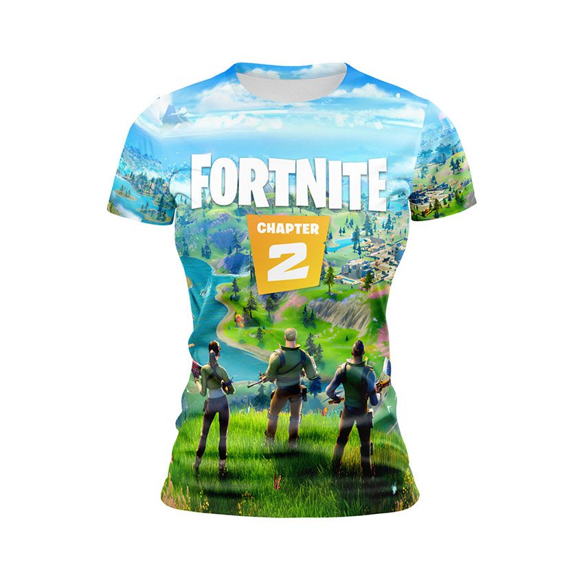 Футболка жіноча спортивна Фортнайт Великий світ Fortnite Big world